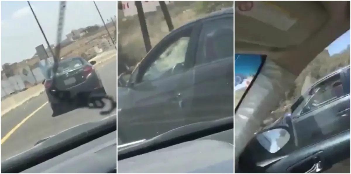 بالفيديو.. طبيبة بالسعودية تقود سيارة بطريق عام و"المرور" يضبطها