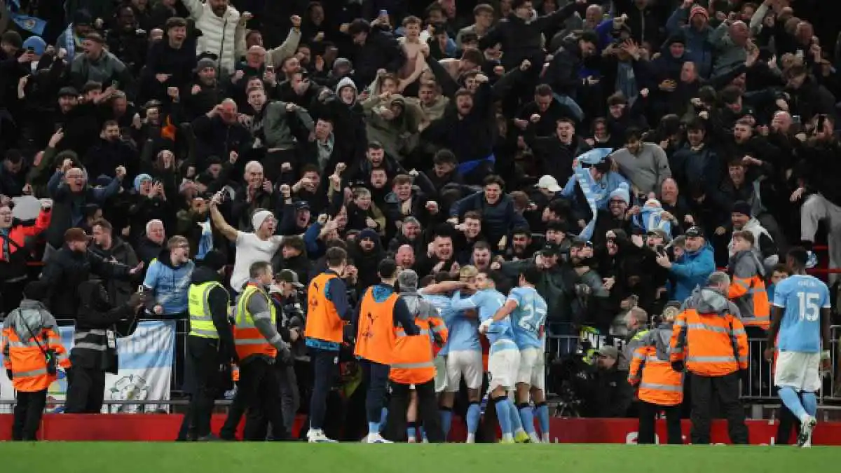 ليس هالاند.. أكثر لاعب أبهر جمهور مانشستر سيتي أمام ليفربول