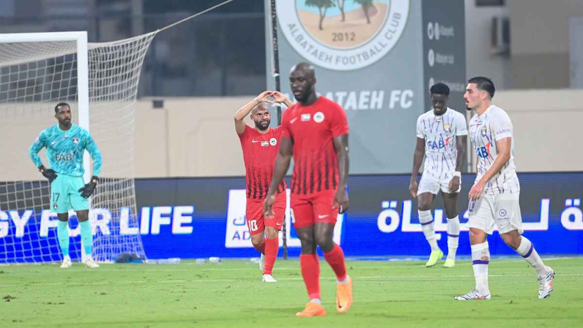 ريمونتادا مثيرة.. البطائح يعدل تأخره بثلاثية إلى تعادل أمام العين بدوري أدنوك