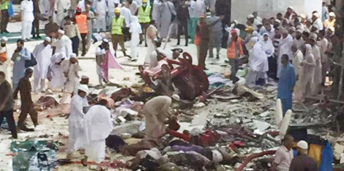 ارتفاع ضحايا رافعة الحرم المكي إلى 111 قتيلاً و331 مصاباً