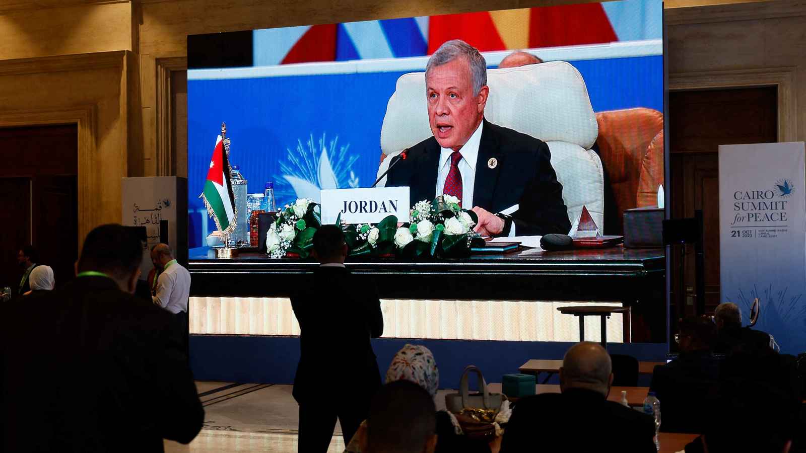 العاهل الأردني يجدد رفض بلاده تهجير الفلسطينيين