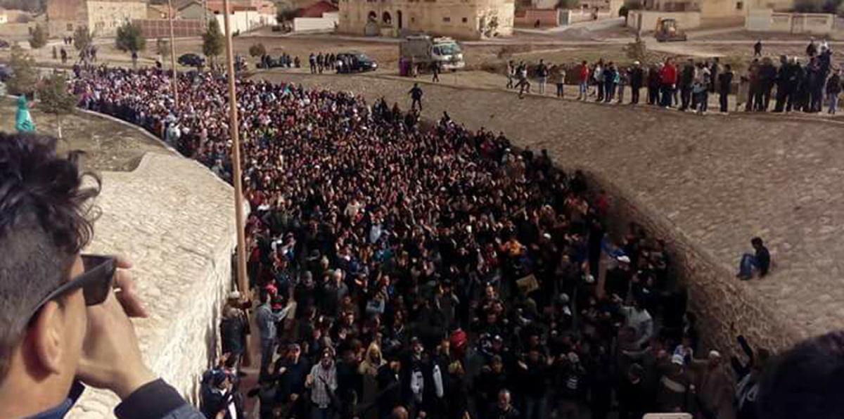 تجدد الاحتجاجات في جرادة المغربية (صور)‎