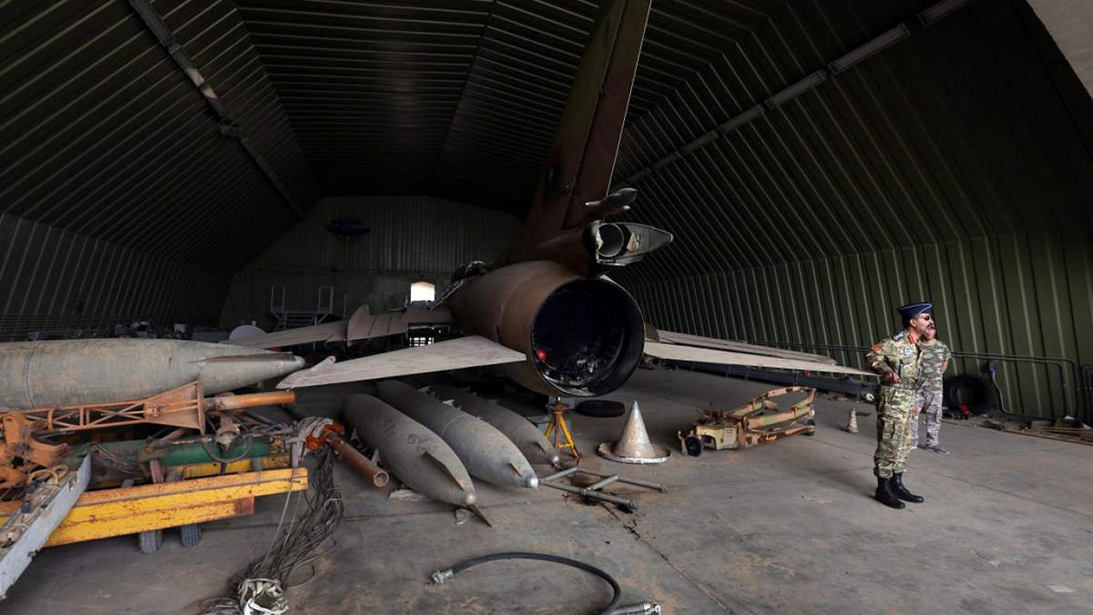 غارات تستهدف منظومة دفاع تركية في قاعدة الوطية الليبية