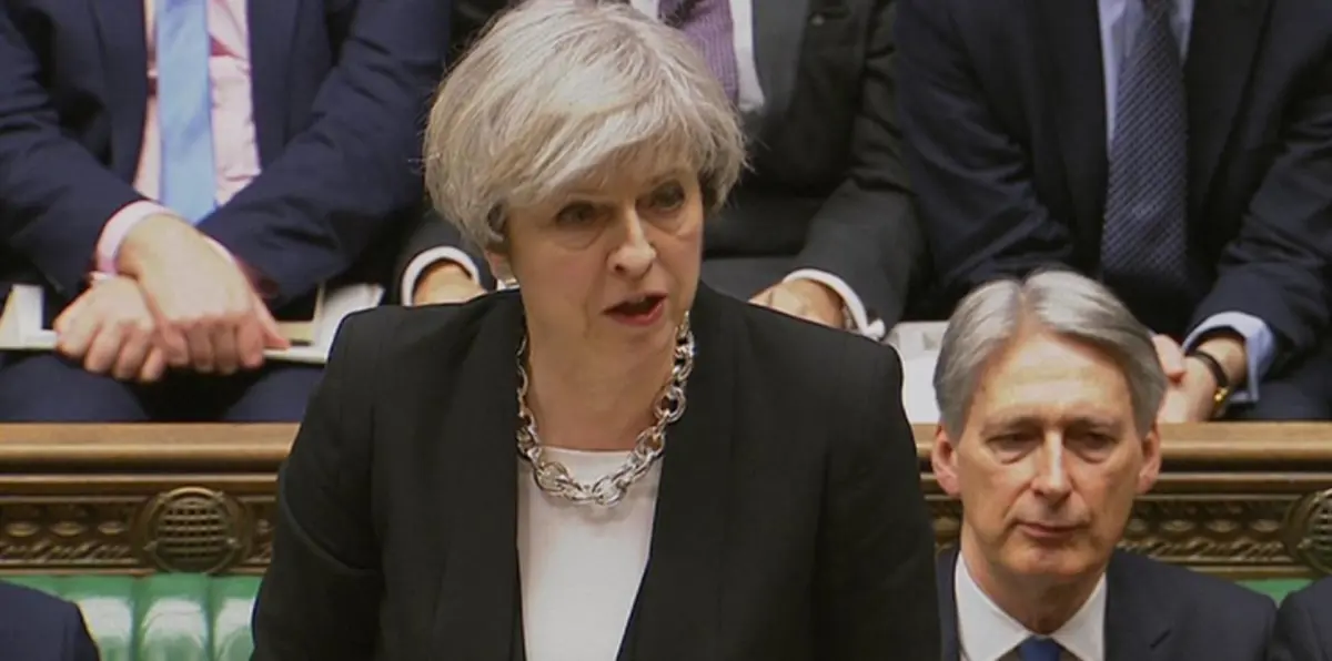 ماي تتهم الاتحاد الأوروبي بمحاولة التأثير على انتخابات بريطانيا‎
