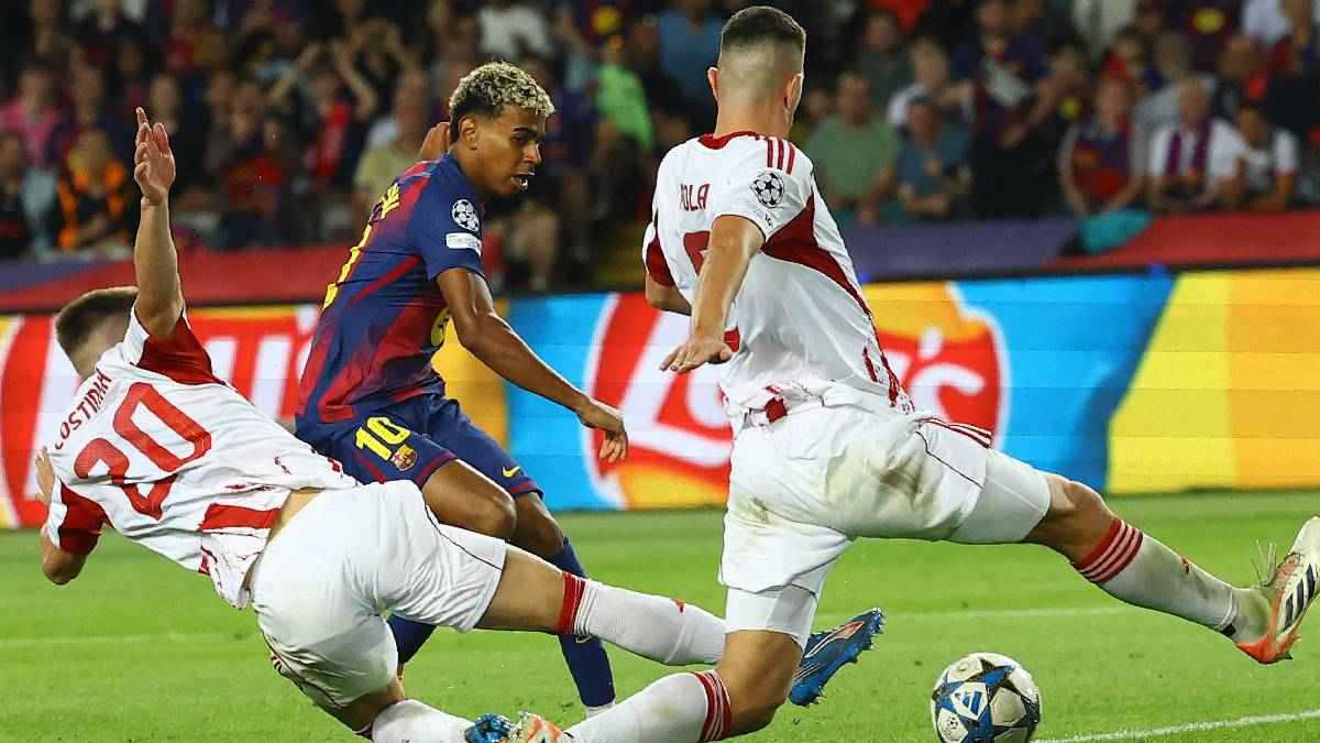 برشلونة يسحق أولمبياكوس في دوري أبطال أوروبا (فيديو)