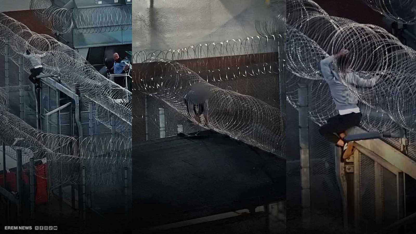 علق في أسلاك الحديد.. محاولة هروب فاشلة لسجين ألماني