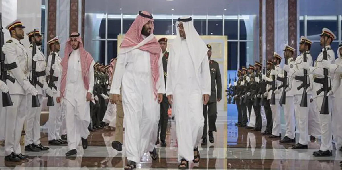 محمد بن زايد يبحث مع محمد بن سلمان العلاقات الأخوية بين البلدين