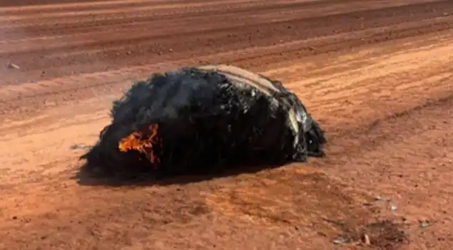 الجسم الذي عثر عليه في الصحراء الأسترالية