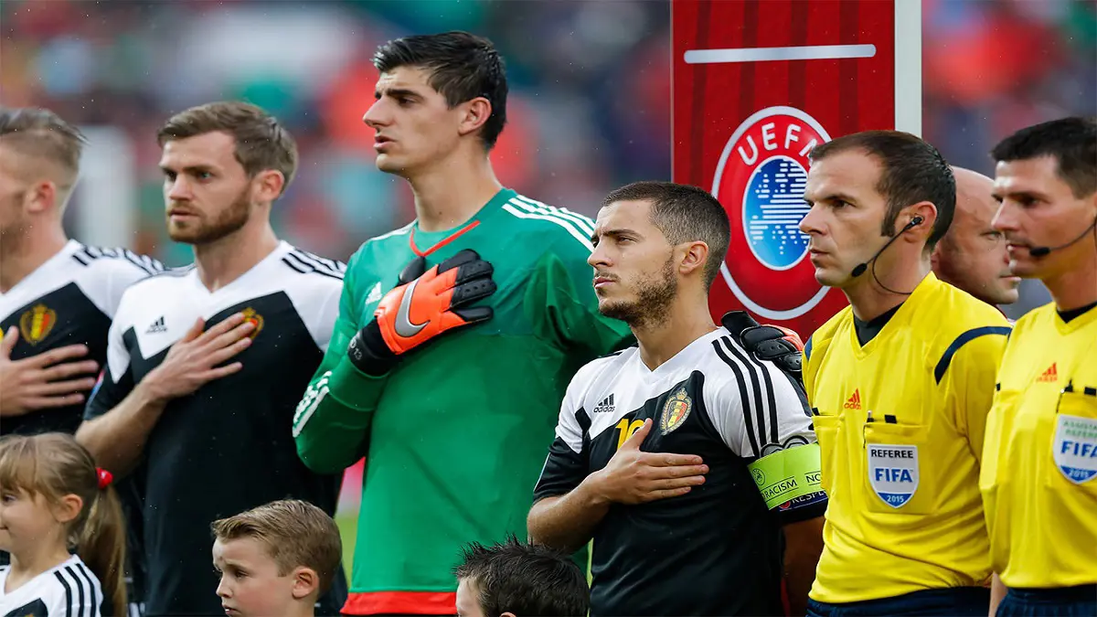 انضمام كورتوا "المصاب" وهازارد البعيد عن مستواه لتشكيلة منتخب بلجيكا