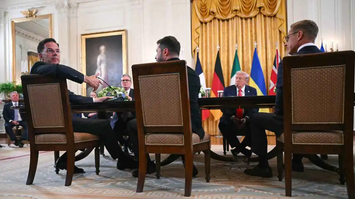 "ناجح للغاية".. روته يعلق على اجتماع قادة أوروبا مع ترامب