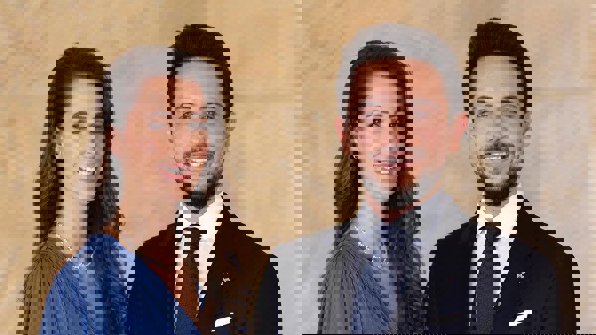 أول فيديو من حفل خطوبة الأمير الحسين ورجوة آل سيف