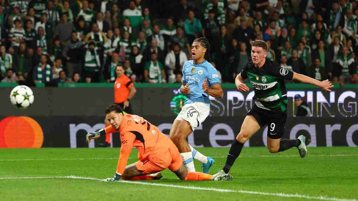 سبورتنغ لشبونة يقهر مانشستر سيتي برباعية في دوري أبطال أوروبا (فيديو)