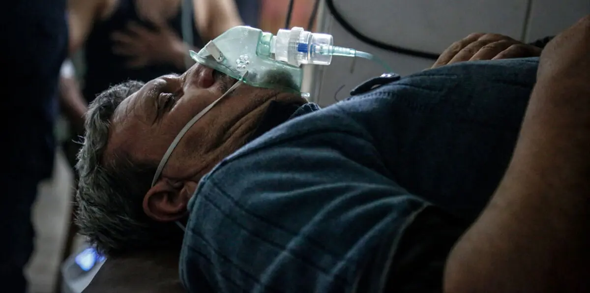 إصابة عشرات المدنيين في هجوم بالغازات السامة على الغوطة الشرقية (صور)