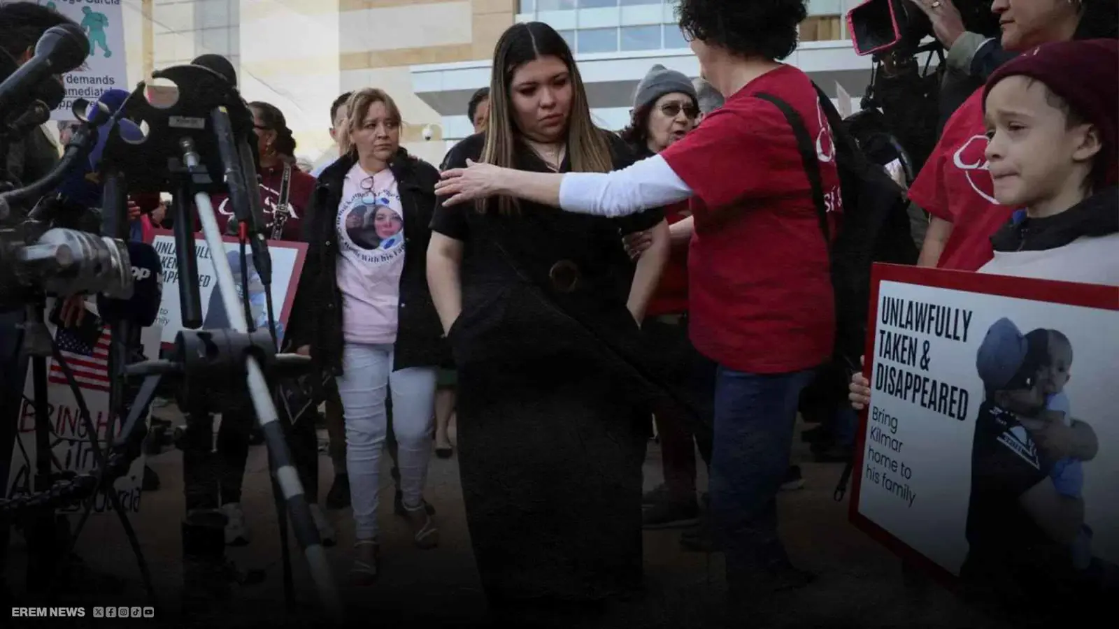 جينيفر فاسكيز سورا زوجة كيلمار خارج المحكمة في بميريلاند