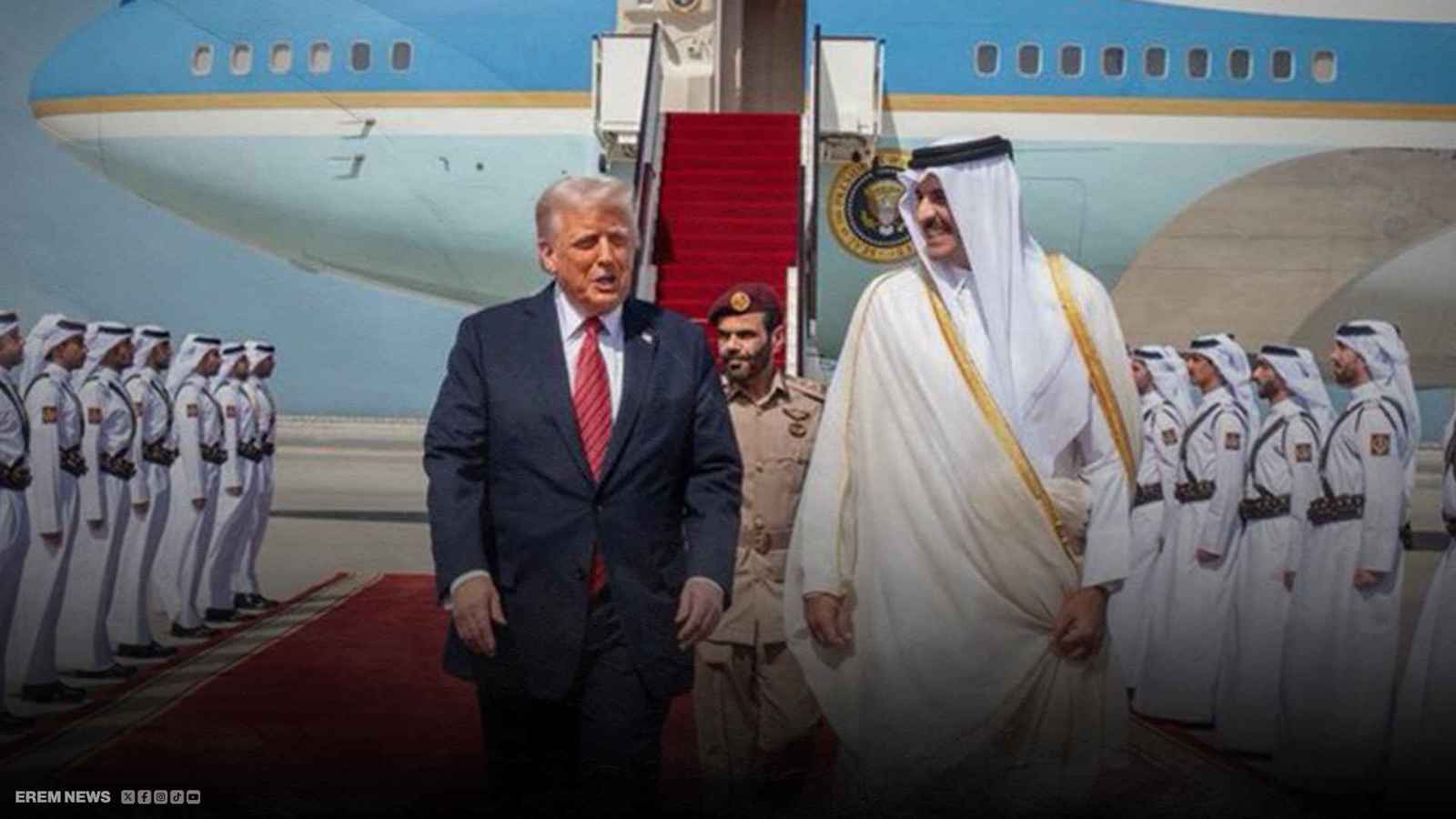 ترامب يعلن عن أكبر صفقة طيران في التاريخ (فيديو إرم)