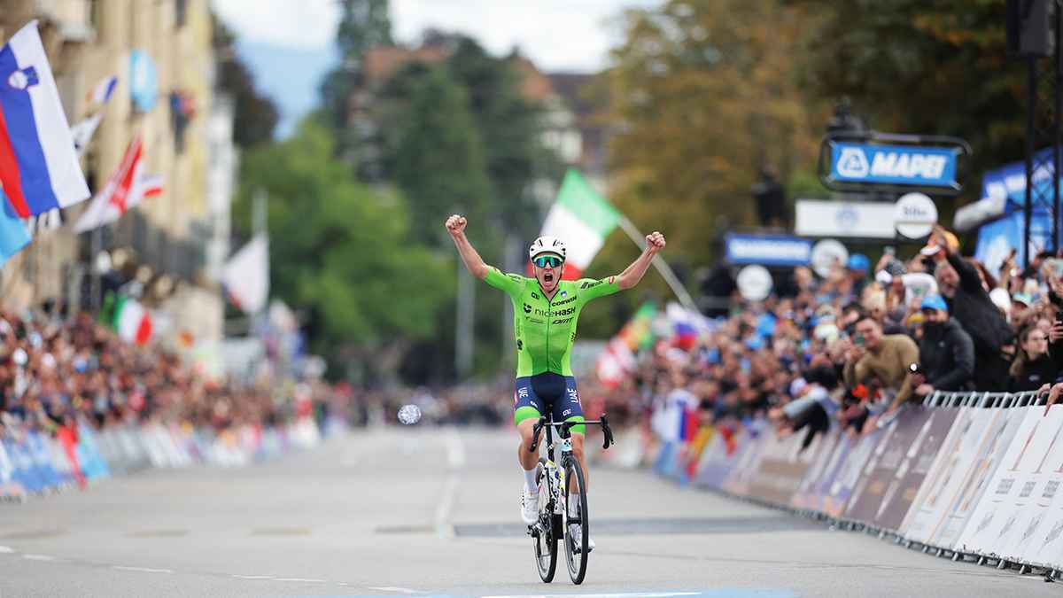 بوغاتشر يحرز لقبه الأول في بطولة العالم للدراجات على الطرق