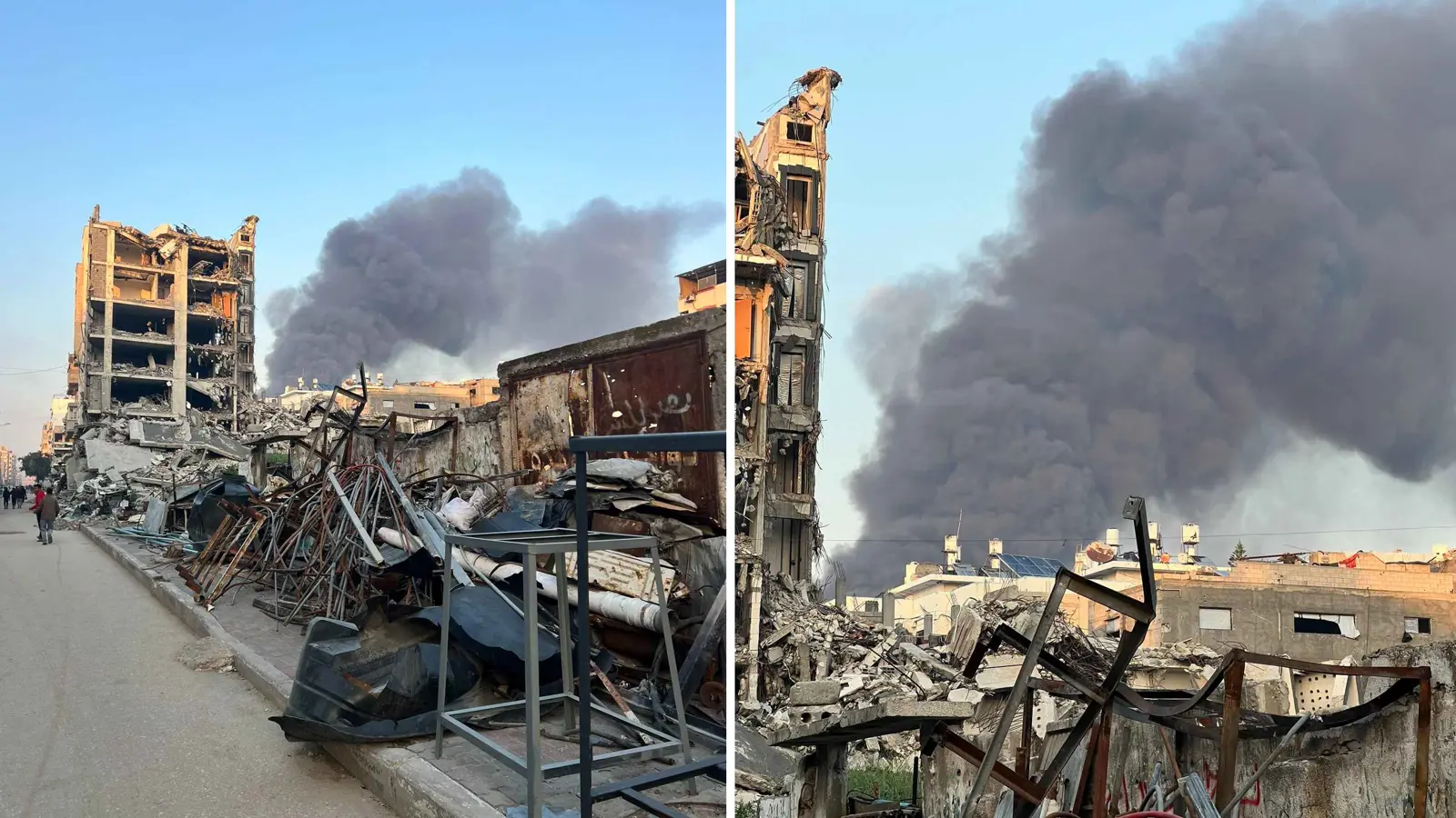 اندلاع حريق "هائل" في مخازن أغذية غربي مدينة غزة (فيديو)