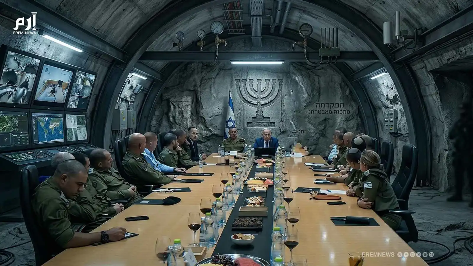 "حصون النخبة".. مخابئ تل أبيب السرية لإدارة أسوأ سيناريوهات الحرب