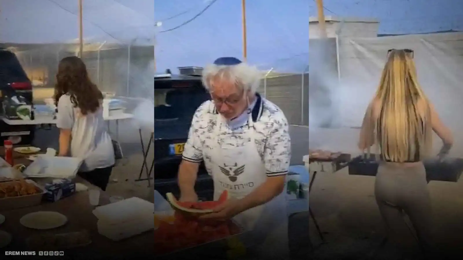 جوعٌ في غزة وشواءٌ على الحدود.. استفزاز صادم يثير غضبا واسعا