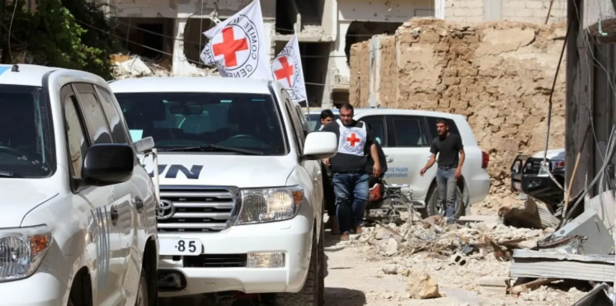 بعد دخول المساعدات.. النظام السوري يقصف داريا بالبراميل المتفجرة