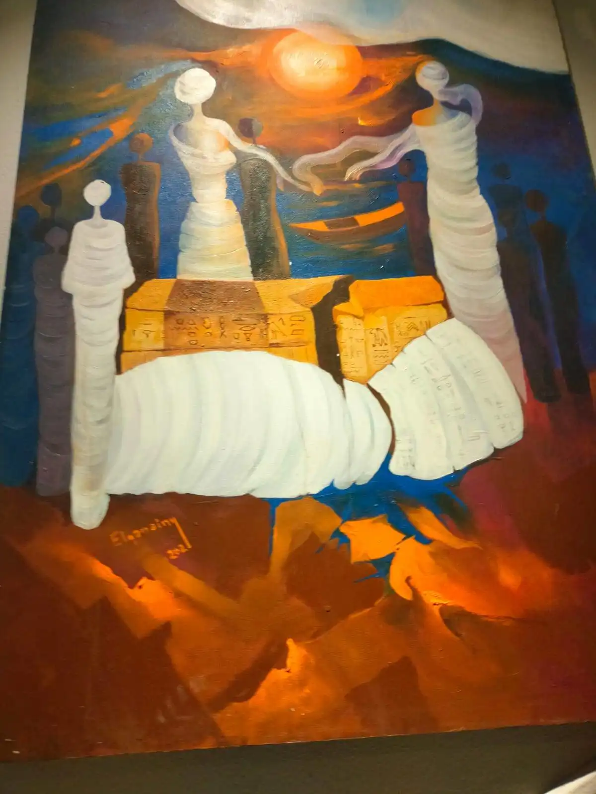 لوحات الفنان الجنايني