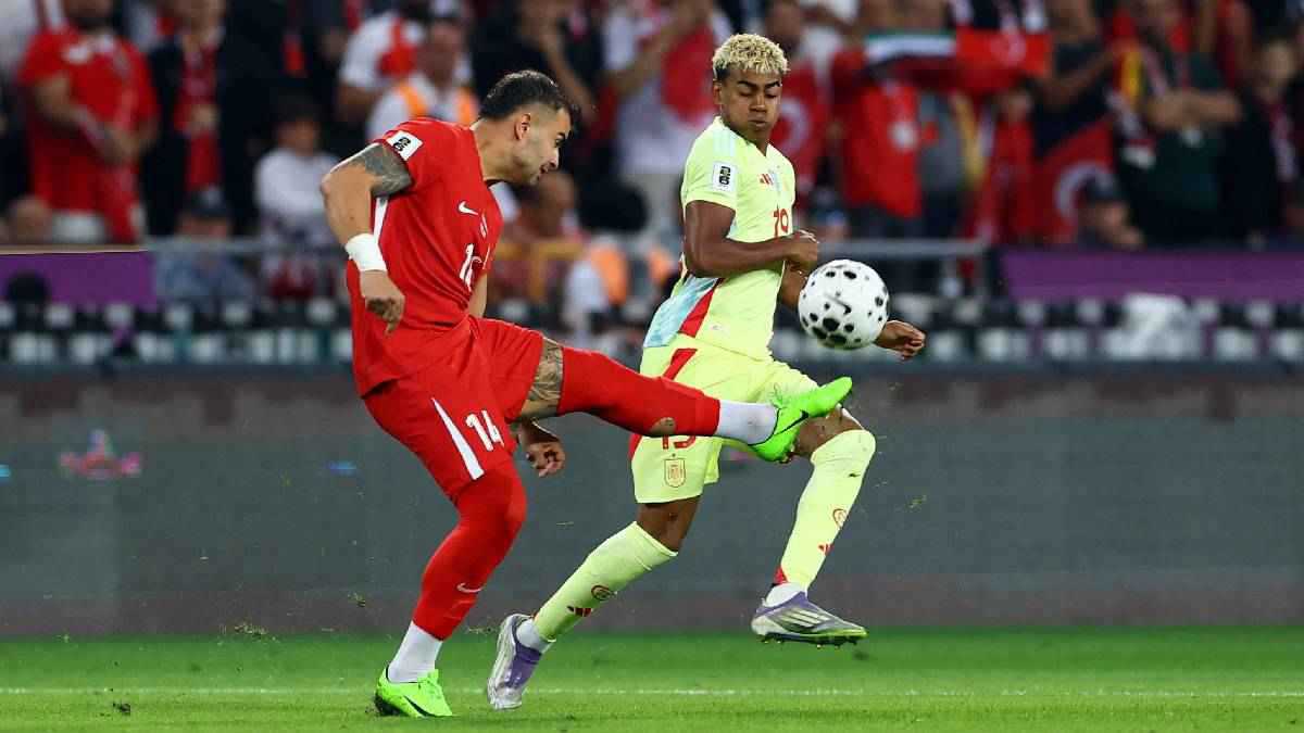 ملخص وأهداف ورجل مباراة تركيا وإسبانيا في تصفيات كأس العالم