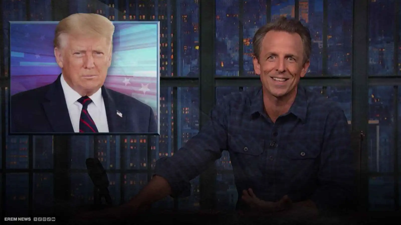 "إعلامي يشبه ترامب بالقرد الهارب".. غضب على الهواء