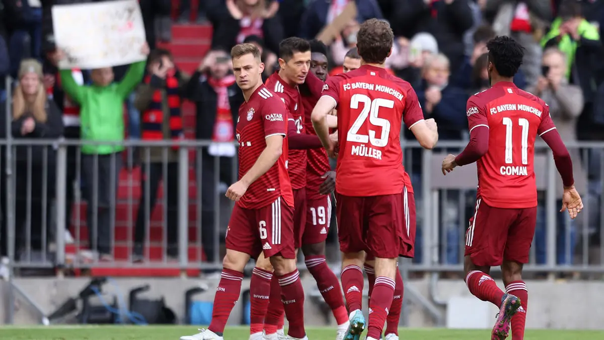 ترتيب الدوري الألماني.. ركلة جزاء من ليفاندوفسكي تقود بايرن ميونخ لفوز باهت على أوغسبورغ