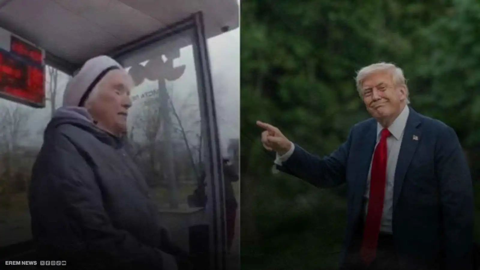 امرأة روسية تتصدر مواقع التواصل لشبهها الكبير بالرئيس ترامب (فيديو إرم)