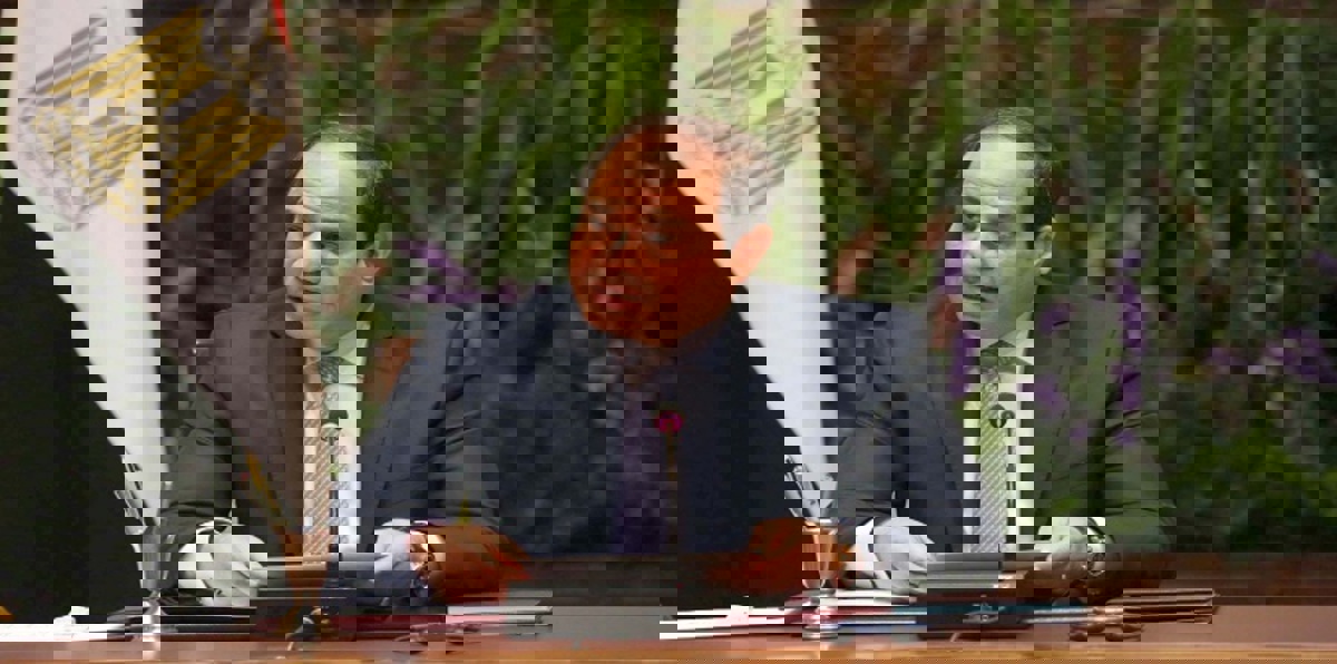 السيسي يوجه رسالة شفهية لدونالد ترامب