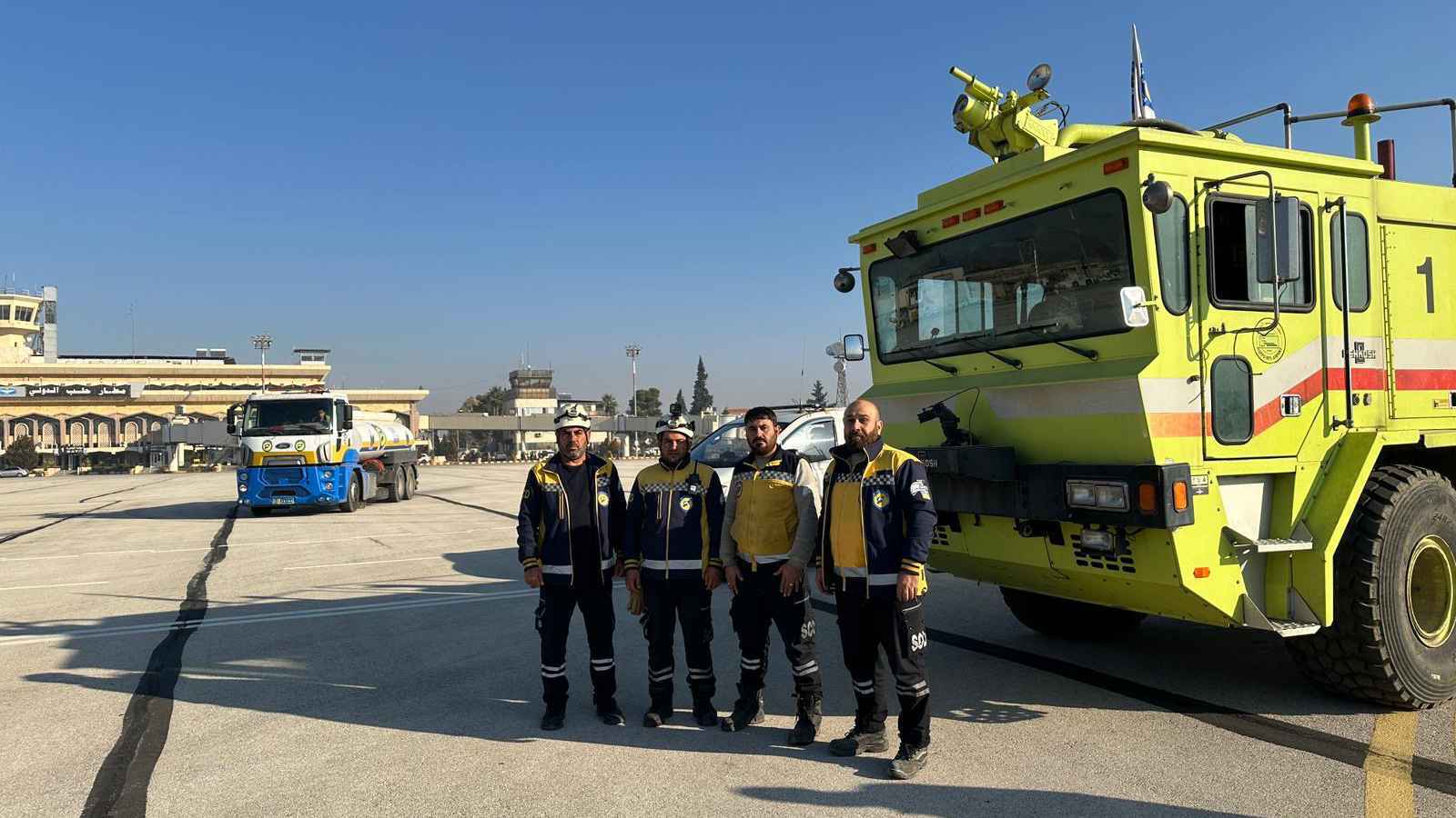 إقلاع أول طائرة مدنية من مطار دمشق الدولي