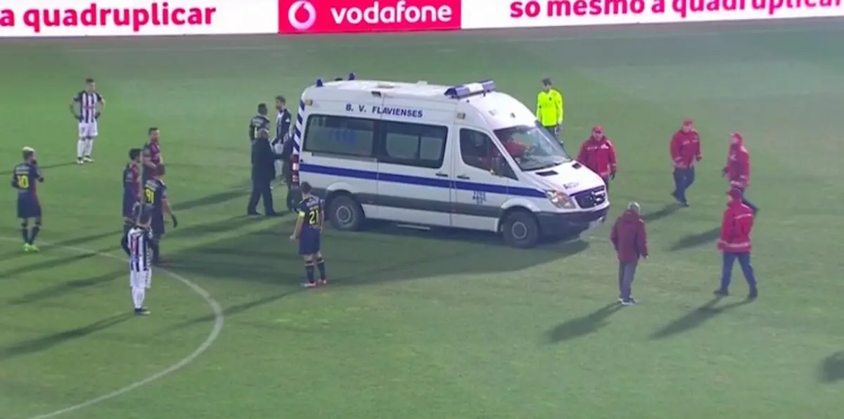 لاعب جزائري ينجو من الموت في البرتغال (فيديو)