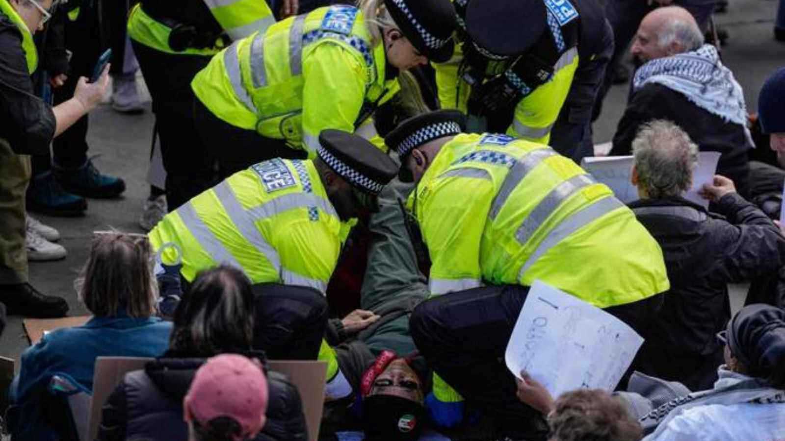 لندن تعتقل 523 شخصًا خلال احتجاج على حظر "فلسطين أكشن"