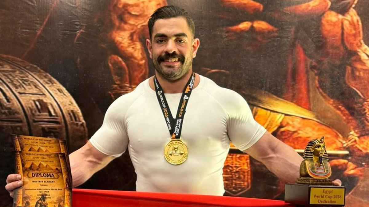قاضٍ مصري يتوج ببطولة العالم للقوى البدنية للمرة الثانية على التوالي 