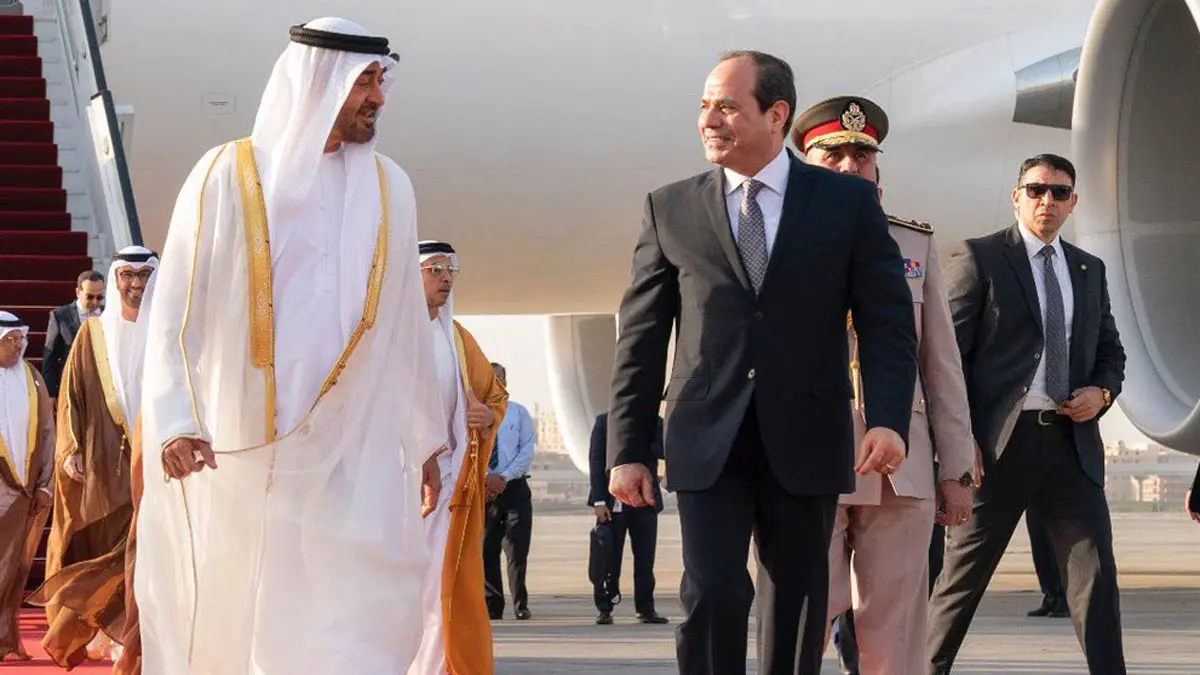 السيسي يستقبل الشيخ محمد بن زايد بالقاهرة (صور وفيديو)