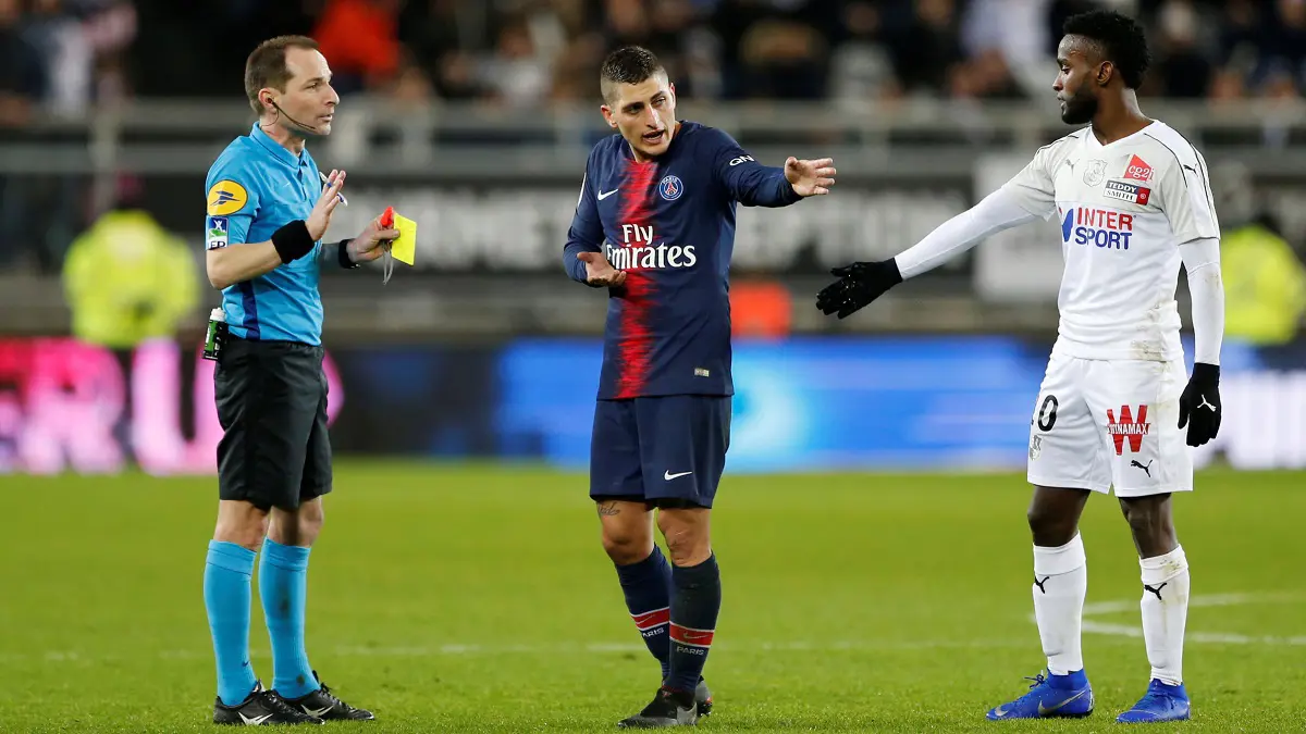 باريس سان جيرمان يكشف تفاصيل إصابة ماركو فيراتي