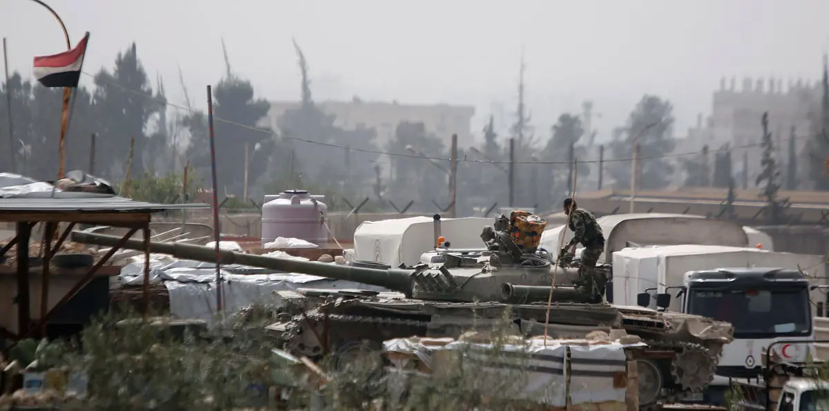 قوات النظام السوري تعزل دوما أبرز مدن الغوطة الشرقية المحاصرة ‎