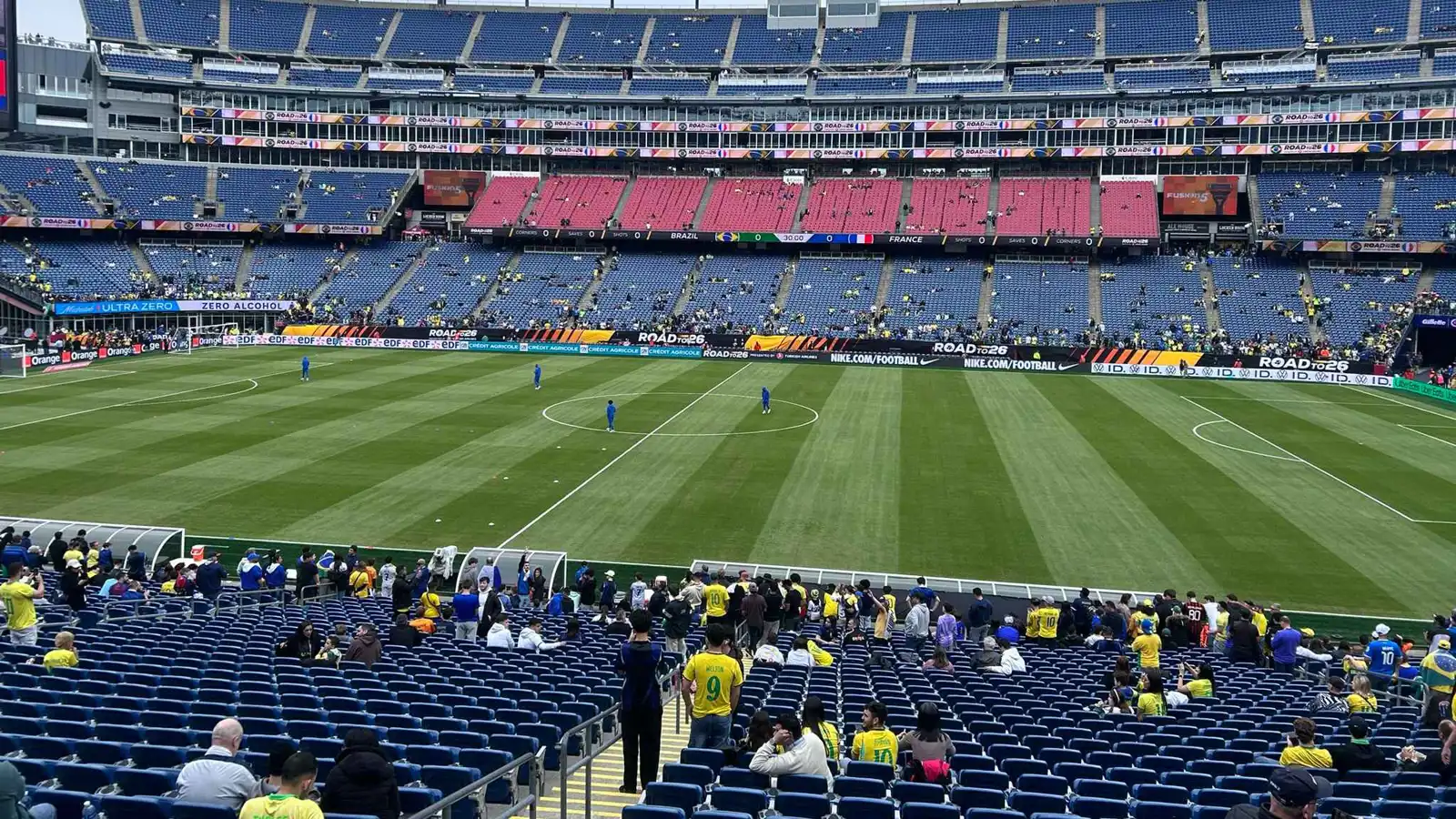 تغطية مباشرة لمباراة البرازيل ضد فرنسا