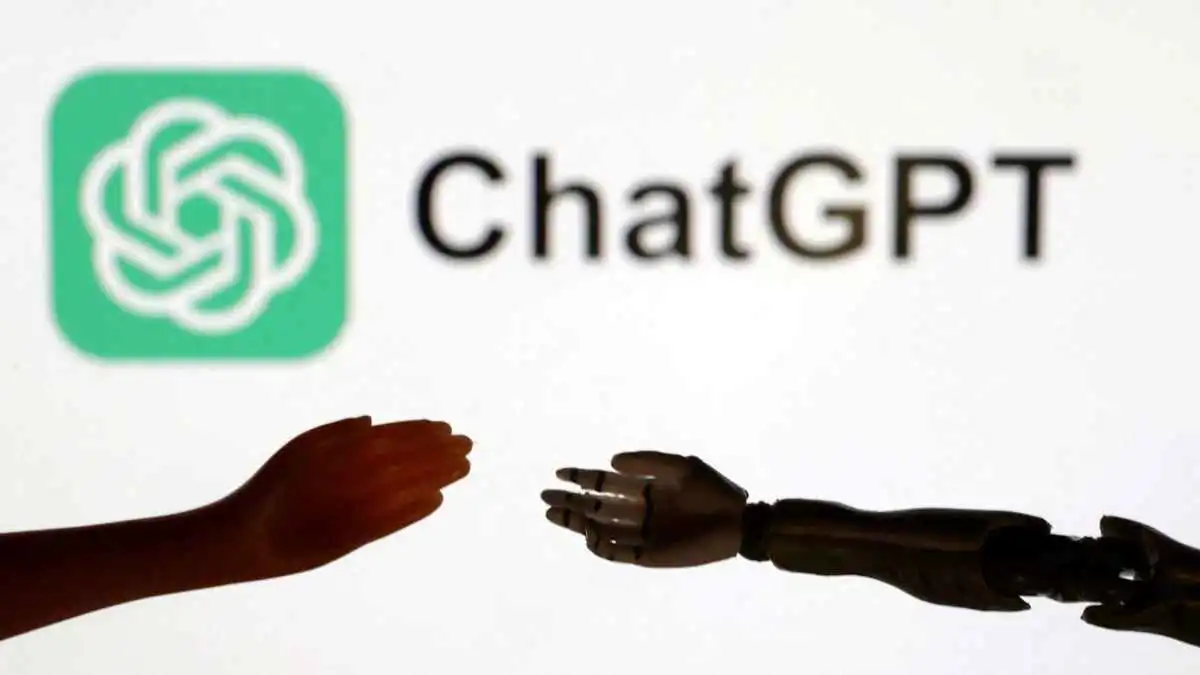 تعبيرية لشعار  ChatGPT، واستفادة البشر من تطبيقاته.
