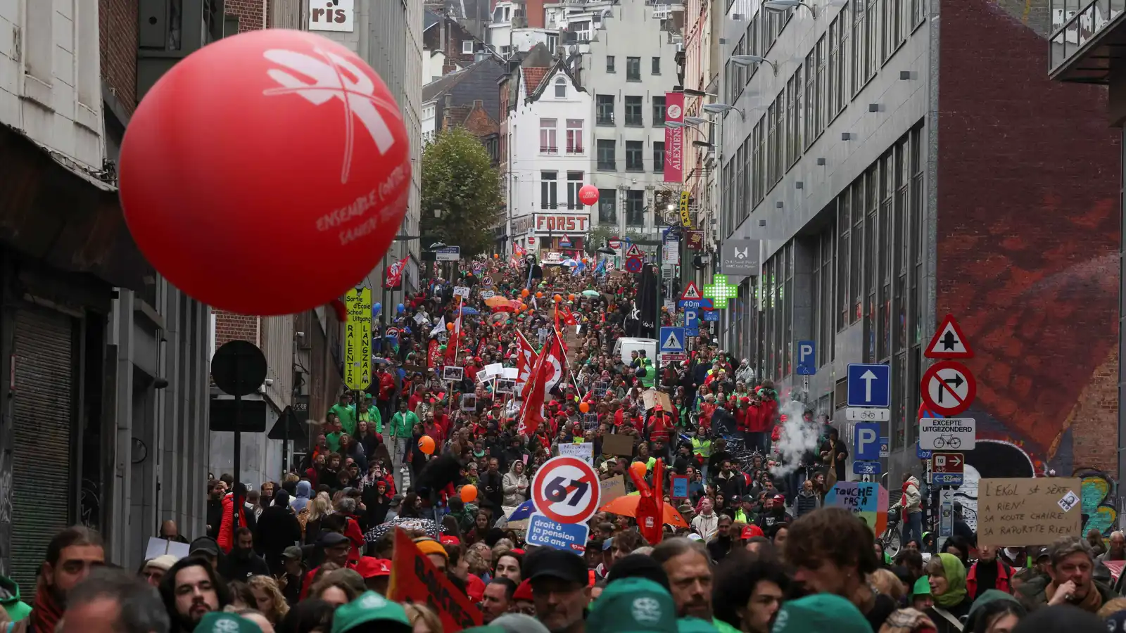 إضراب غير مسبوق يشل الحياة العامة في بلجيكا