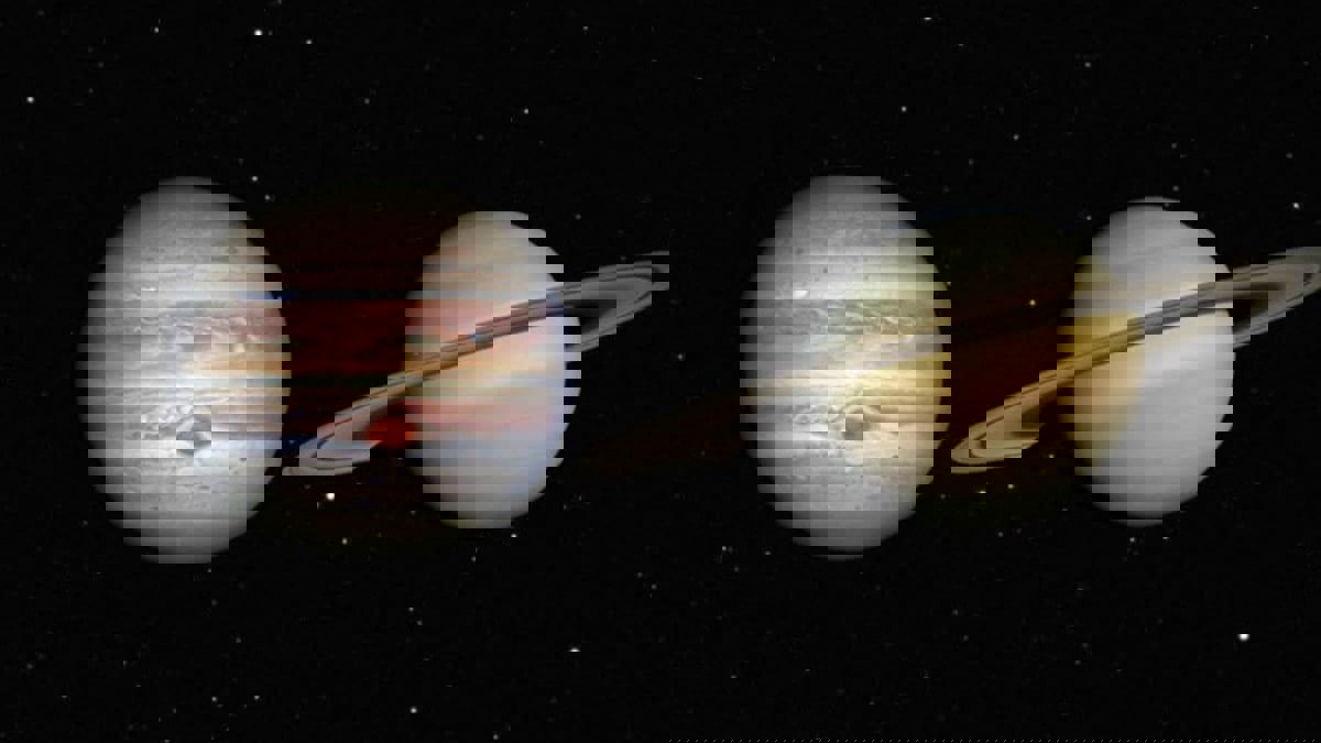 "الاقتران العظيم" بين المشتري وزحل.. حدث فلكي نادر