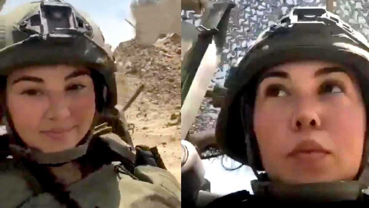 وثقته بكاميرتها.. مجندة إسرائيلية تتعرض لانفجار في خان يونس (فيديو)