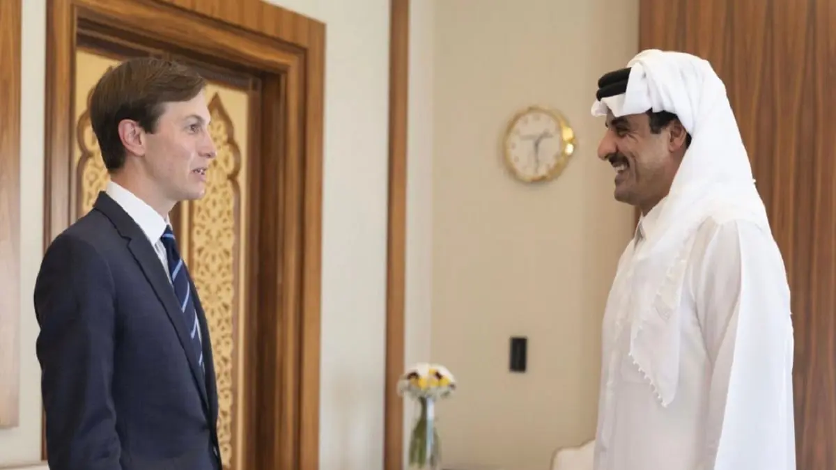 بيان: أمير قطر يلتقي كوشنر مستشار ترامب