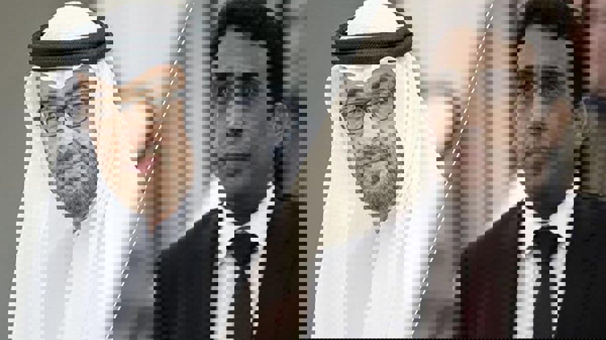 محمد بن زايد يستقبل رئيس المجلس الرئاسي الليبي محمد المنفي في أبوظبي