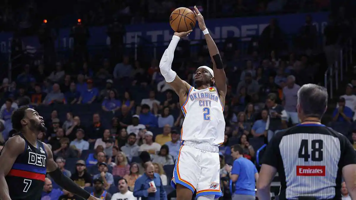 NBA.. ألكسندر يسجل 47 نقطة ليقود أوكلاهوما للفوز على بيستونز بعد وقت إضافي