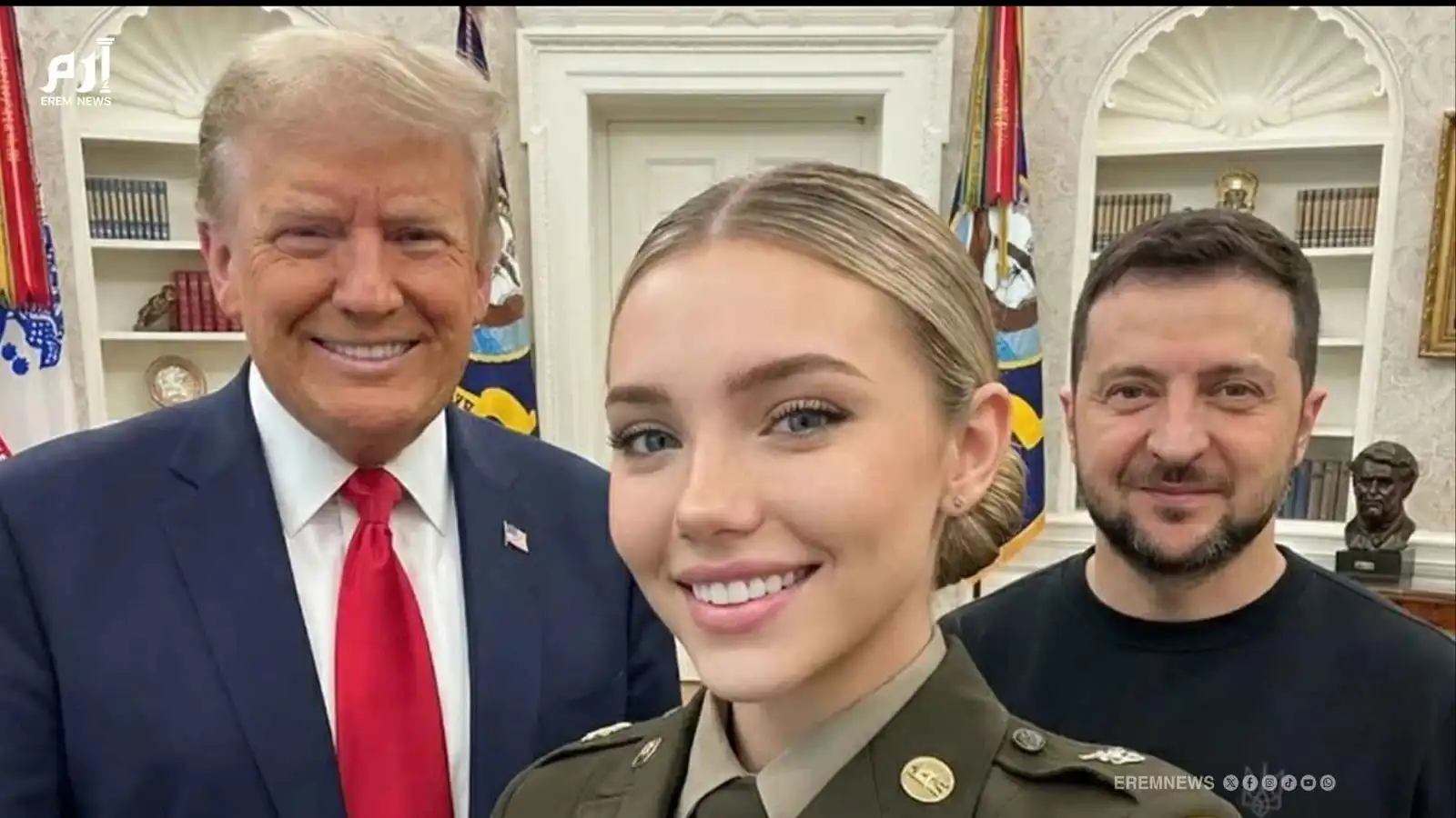 "ظهرت مع ترامب وميسي".. جندية أمريكية تخدع الملايين وتشعل المنصات