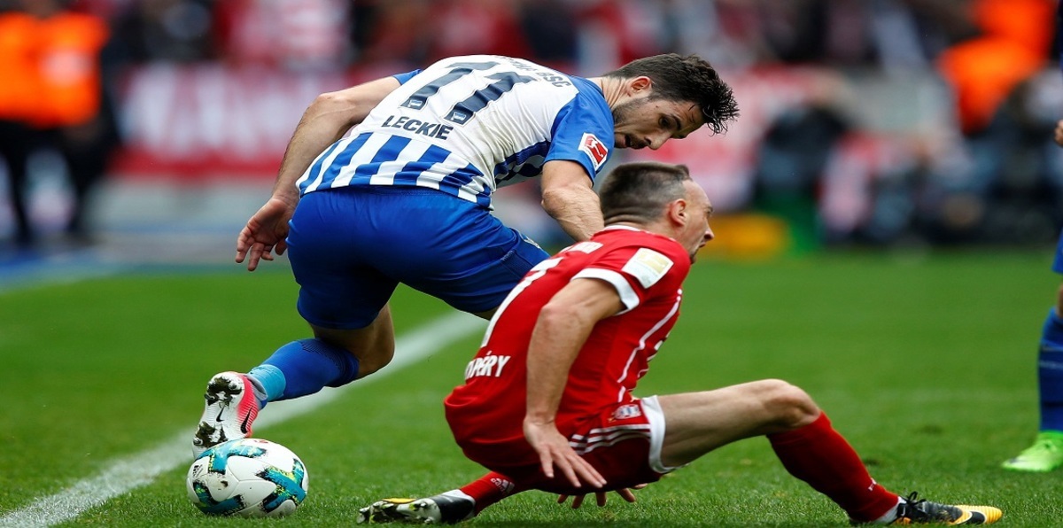 إصابة مروعة لفرانك ريبيري مهاجم بايرن ميونخ الألماني (فيديو)