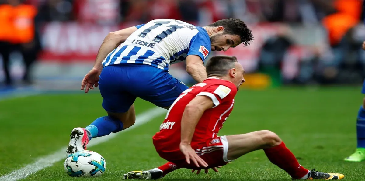 إصابة مروعة لفرانك ريبيري مهاجم بايرن ميونخ الألماني (فيديو)