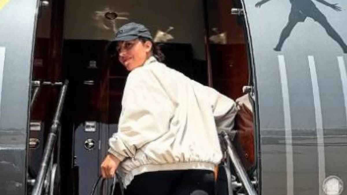 جورجينا نشرت الصور.. طائرة كريستيانو رونالدو في مهمة جديدة (شاهد)