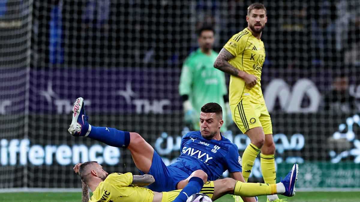 ملخص وأهداف ونتيجة مباراة ديربي الرياض بين الهلال والنصر في الدوري السعودي